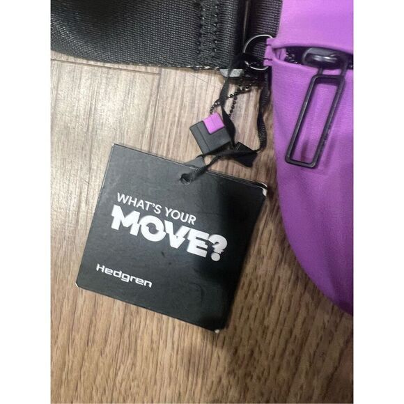 Hedgren Belt Bag Cross Over Body Pouch Halo Violet Berry (purple) Waist Pack NWT - Picture 5 of 10